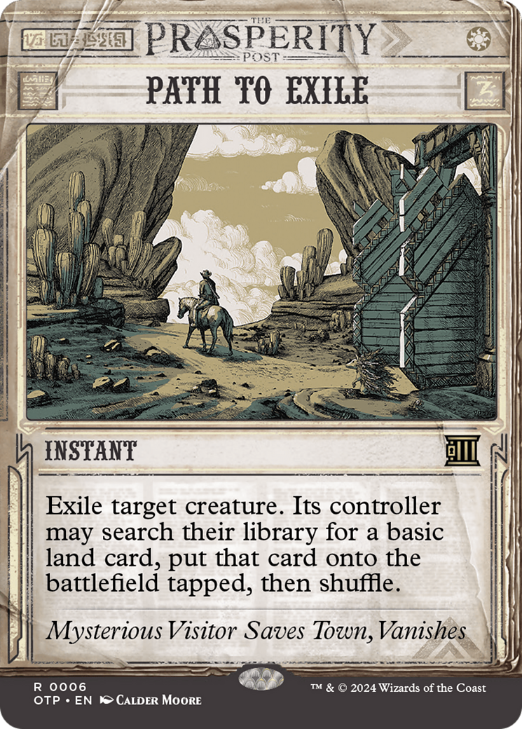 prosperity cards mtg thunder junction Just opened outlaws of collector : r/PaymoneyWubby (Damage and effects that say destroy dont destroy it.) Outlaws of Thunder Junction (OTJ) #25 Illustrated by Caio Monteiro Magic Path to Exile [Outlaws of