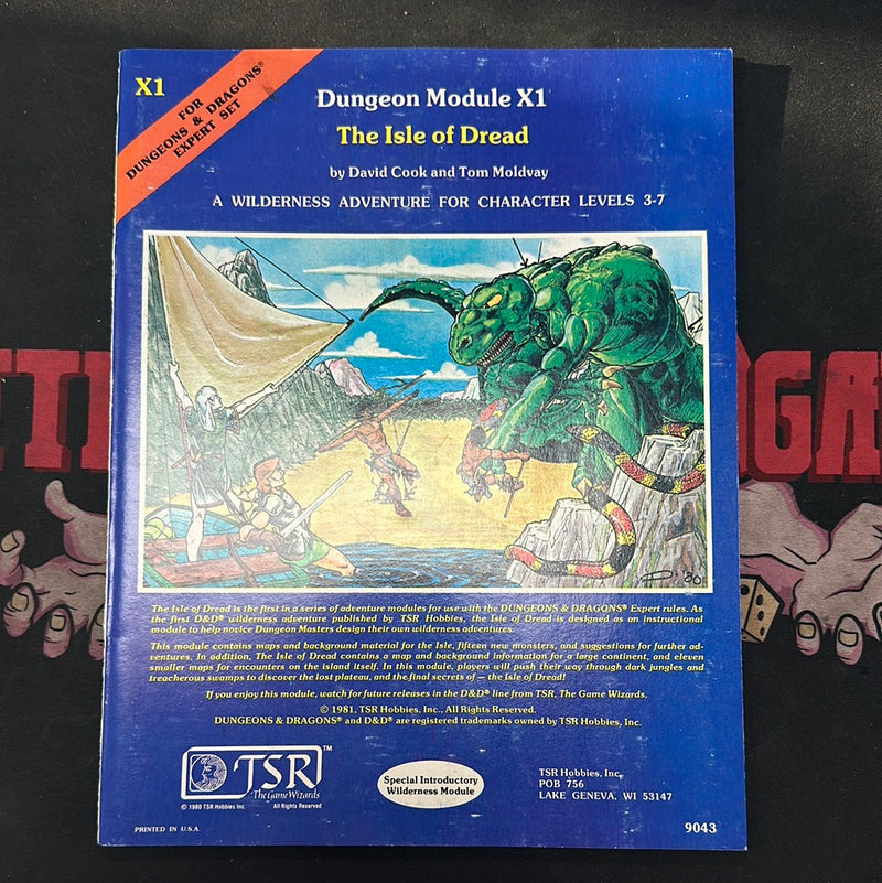 Dungeons & Dragons 1E: The Isle of Dread X1 (E)