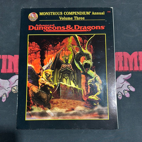 Advanced Dungeons & Dragons 2E: Monstrous Compendium Annual Volume Three (Soft Cover)