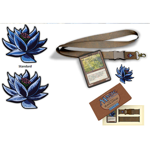 AR Enhanced Collectible: MTG- Black Lotus Pin and Lanyard Set