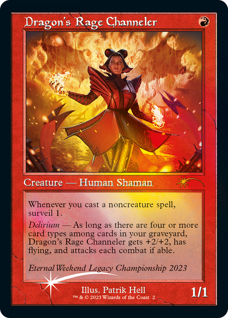 mtg cards like keen sense Dragon's Rage Channeler (Eternal Weekend 2023 Promo) [Eternal Weekend]