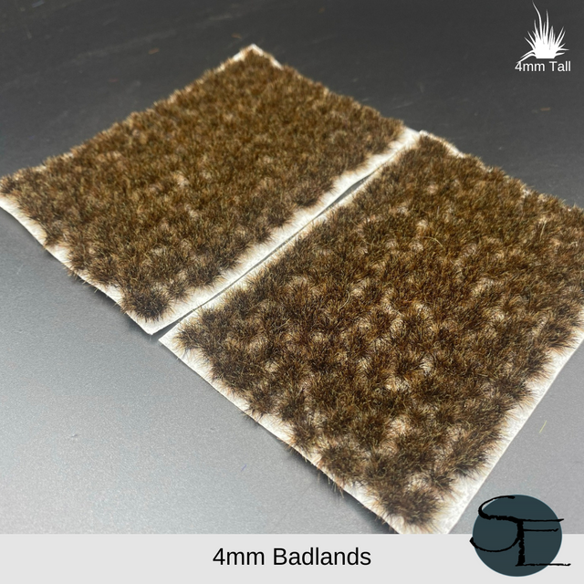 4mm Badlands Self-Adhesive Grass Tufts
