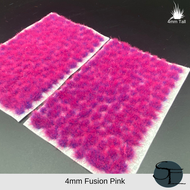 4mm Fusion Pink Self-Adhesive Grass Tufts