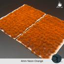4mm Neon Orange Self-Adhesive Grass Tufts