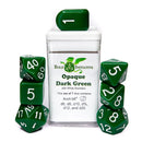 Opaque Dark Green - Set of 7 Dice