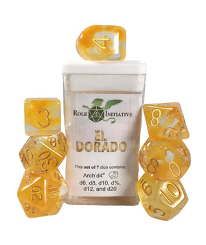 Diffusion Citrus - Set of 7 Dice