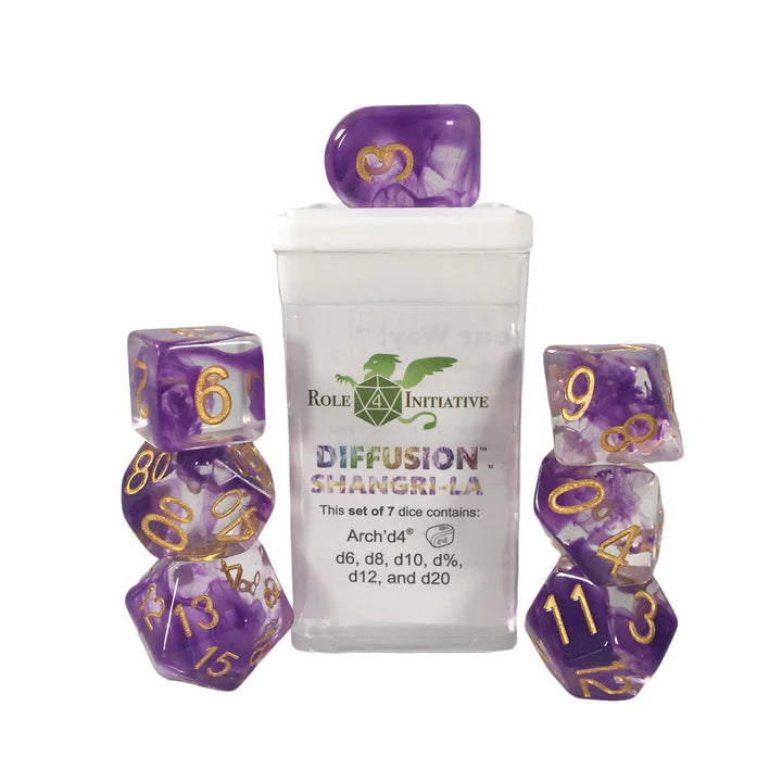 Diffusion Shangri-La - Set of 7 Dice