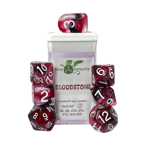Diffusion Bloodstone - Set of 7 Dice