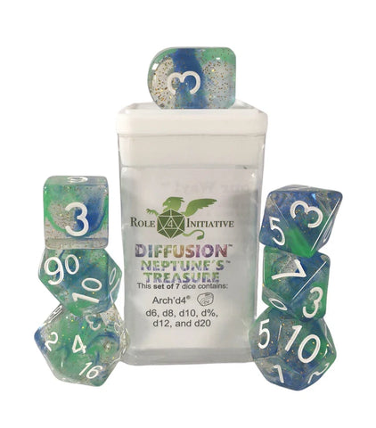 Diffusion Neptune's Treasure - Set of 7 Dice