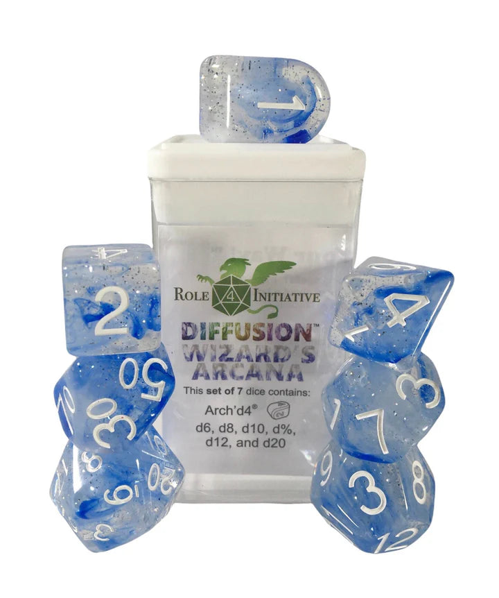 Diffusion Wizard's Arcana - Set of 7 Dice