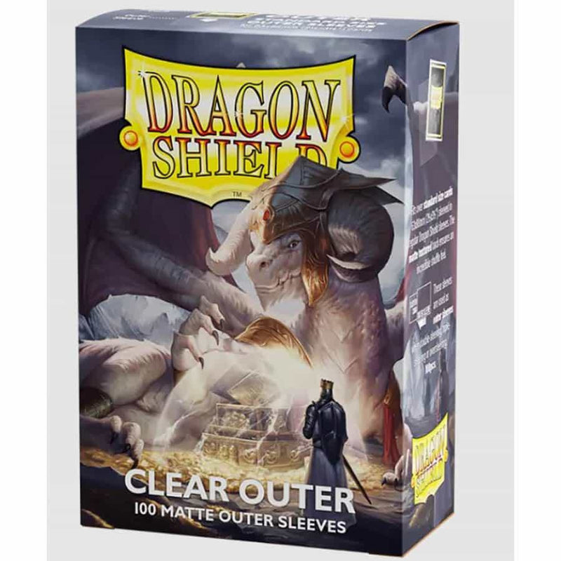 Dragon Shield Sleeves - Clear - Matte Outer Sleeves