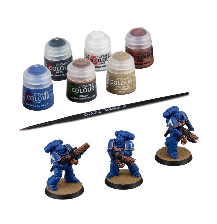 Warhammer 40,000 - Space Marines: Infernus Marines + Paints Set