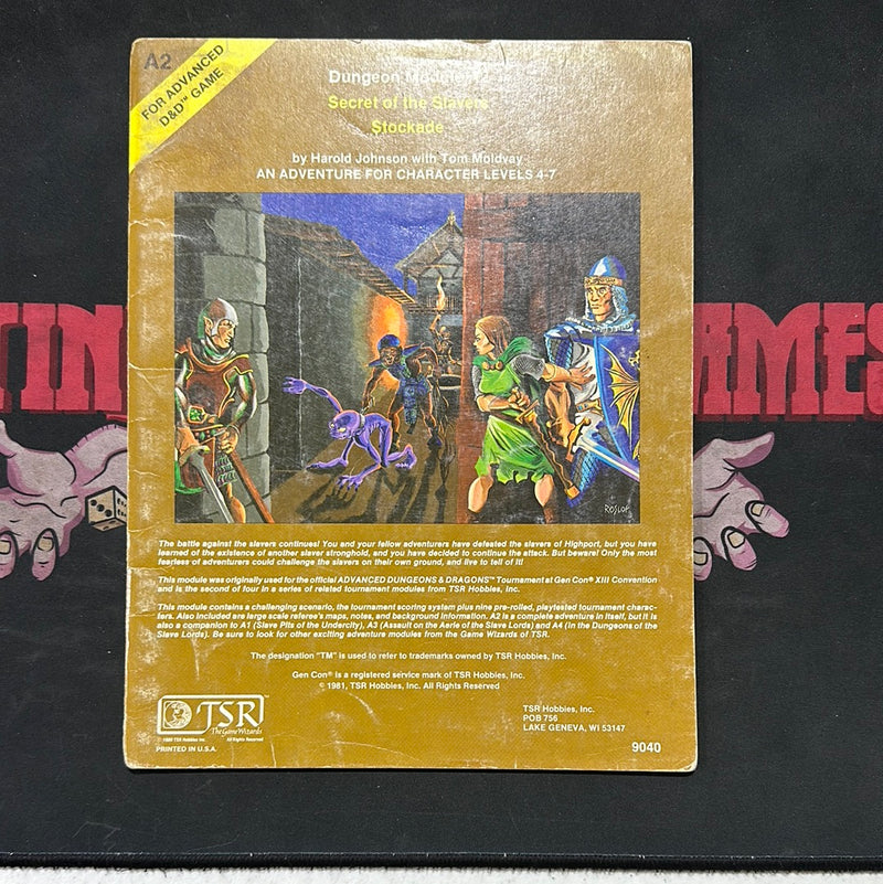 Advanced Dungeons & Dragons 1E: Secret of the Slavers Stockade A2 (B)