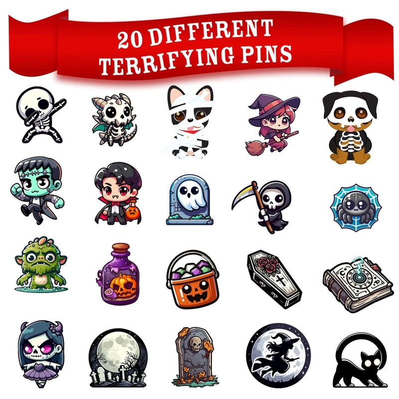 Fright Night Mystery Dice – Spooky Dice, Pins and Stickers!