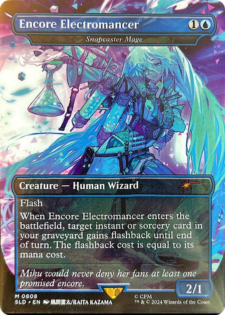 アンコールの電術師 Encore Electromancer 英語foil Encore Electromancer - Snapcaster Mage (Rainbow Foil) [Secret Lair Dro