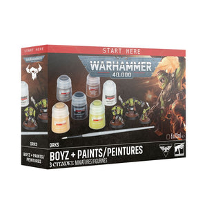 Warhammer 40,000 - Orks: Boyz + Paints (pre-order)