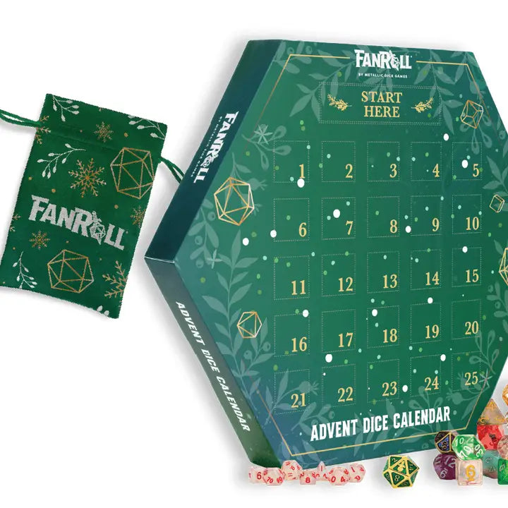 Fanroll Holiday Dice Advent Calendar 2025