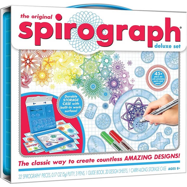 Deluxe Spirograph - Spiral Art Drawing Kit