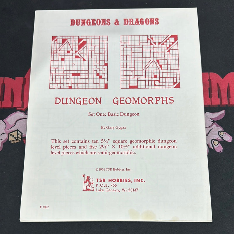 Dungeons & Dragons 1E: Dungeon Geomorphs Set One: Basic Dungeon (First Printing)