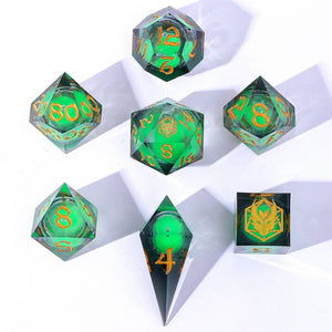 Sharp Edge Liquid Core Resin - Glow in the Dark - Green