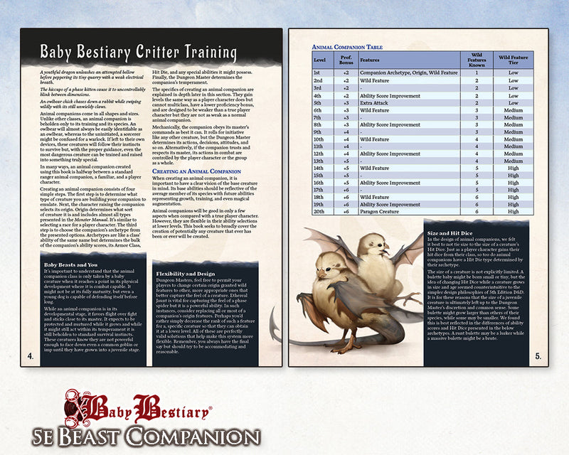 Baby Bestiary - 5E