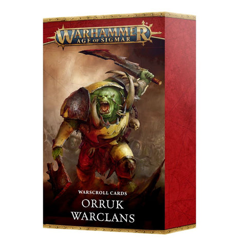 Warhammer Age of Sigmar: Warscroll Cards - Orruk Warclans