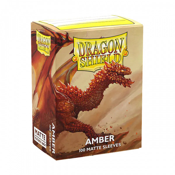Dragon Shield Sleeves - Amber Matte