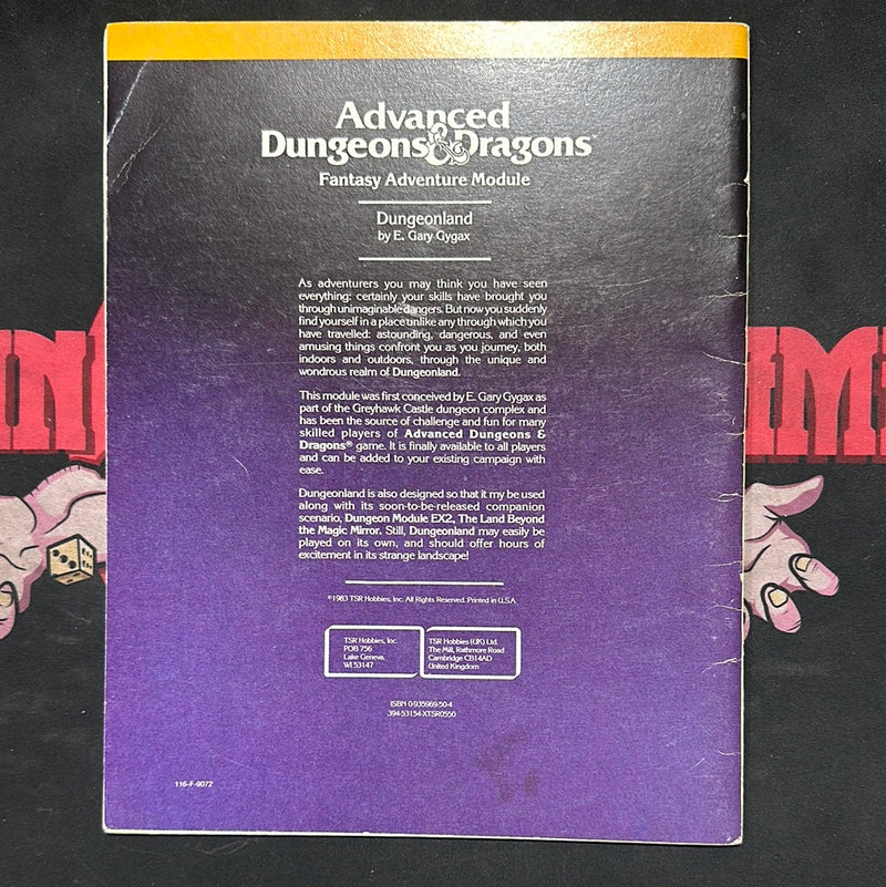 Advanced Dungeons & Dragons 1E: Dungeonland EX1