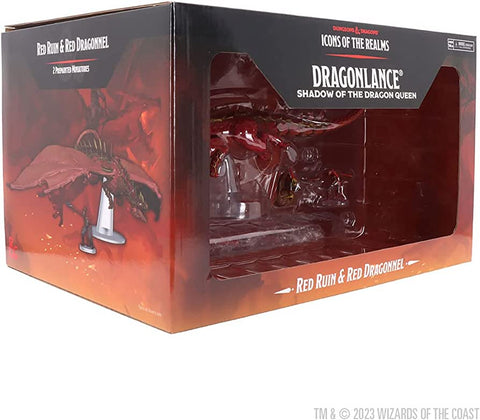 D&D Icons of the Realms: Dragonlance: Red Ruin and Red Dragonnel