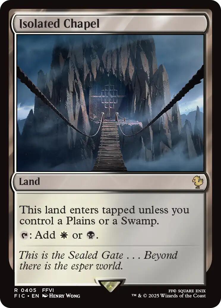 Isolated Chapel (Surge Foil) [FINAL FANTASY Commander]