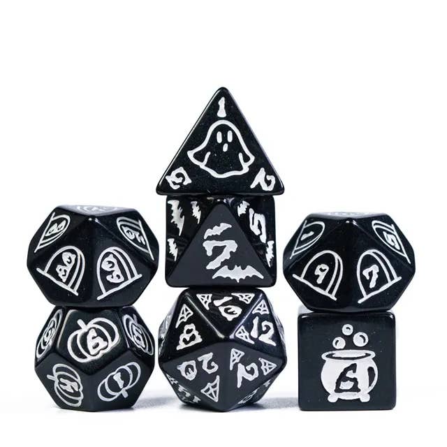 Halloween Dice - Black