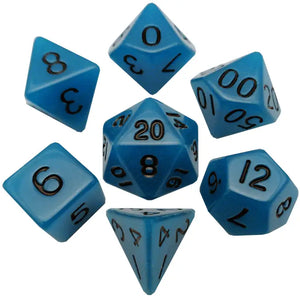 16mm Glow in the Dark Acrylic Dice Set - Blue