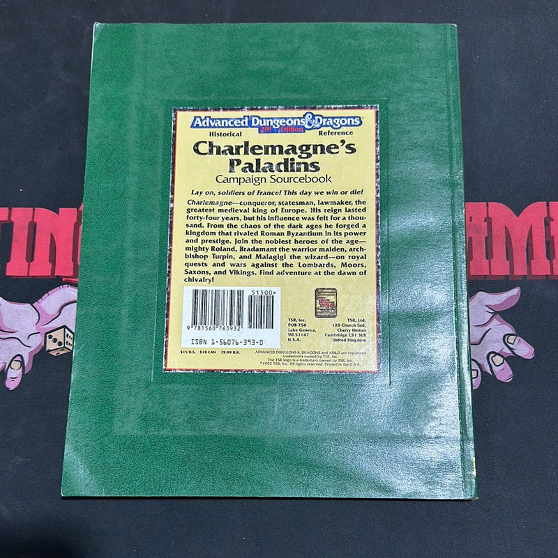 Advanced Dungeons & Dragons 2E: Charlemagne’s Paladins Campaign Sourcebook