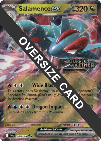 Salamence ex (114/159) (Jumbo Card) [Scarlet & Violet: Journey Together]