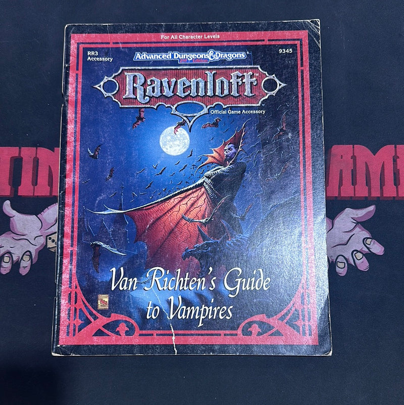 Advanced Dungeons & Dragons 2E: Ravenloft - Van Richten’s Guide to Vampires