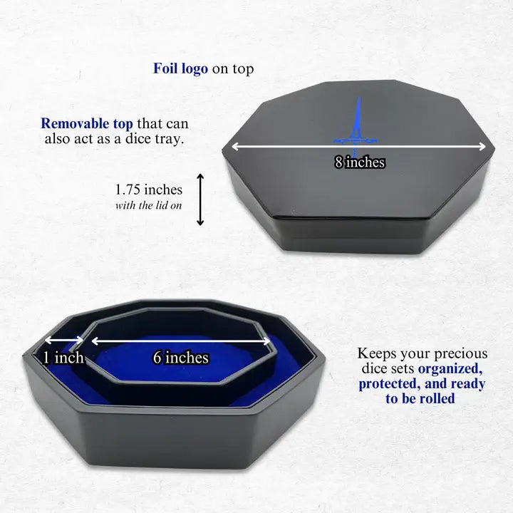 Blue Sword - Tray of Holding™ Dice Tray By Norse Foundry