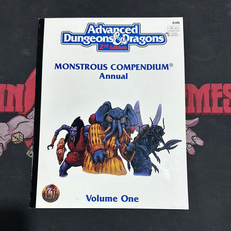 Advanced Dungeons & Dragons 2E: Monstrous Compendium Annual Volume One