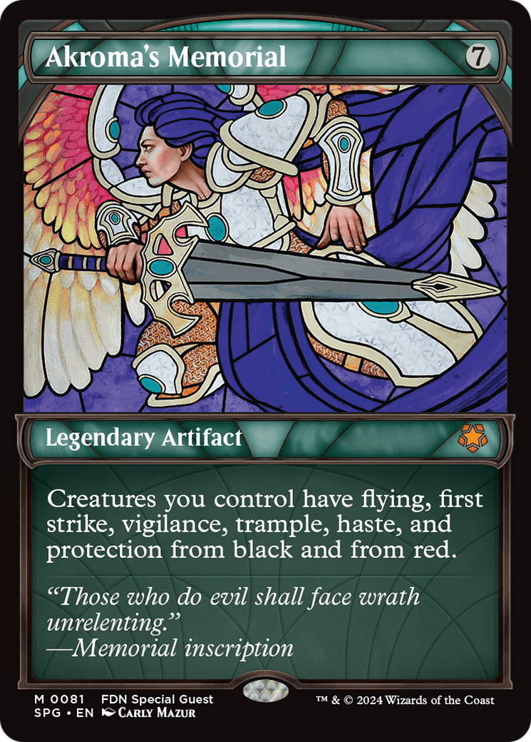 mtg foundations showcase cards Magic The Gathering: Doubling Season (Showcase) Foil - Japanese NM Protection from everything If Progenitus would be put into a graveyard from anywhere Akroma's Memorial (Showcase) [Foundations Special
