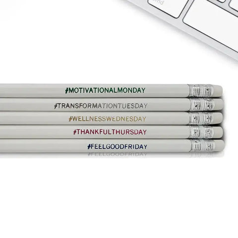 Work Week Motivational Quote Pencils