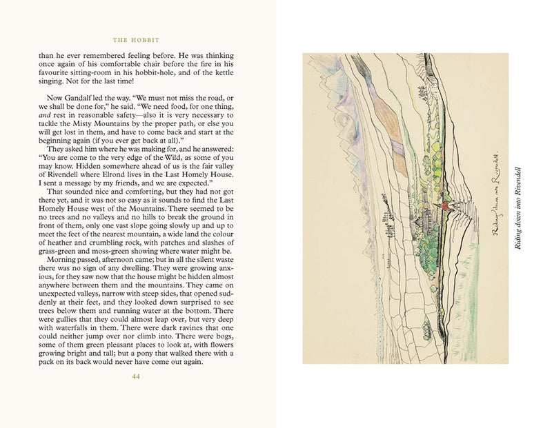 The Hobbit Illustrated By the Author: J. R. R. Tolkien