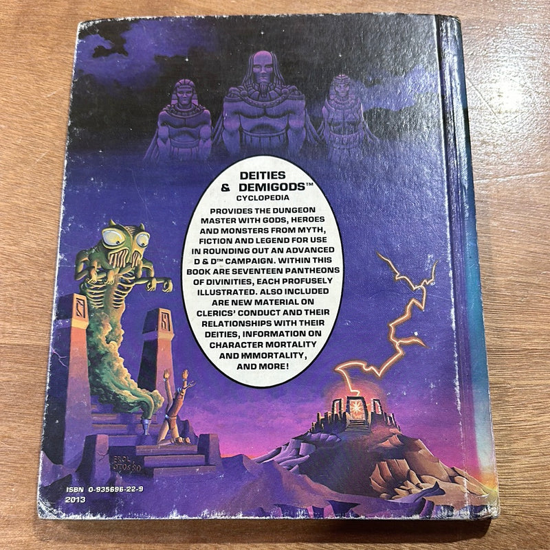 Advanced Dungeons & Dragons 1E: Deities & Demigods (Second Printing) (Contains Cthulhu & Melnibonean)