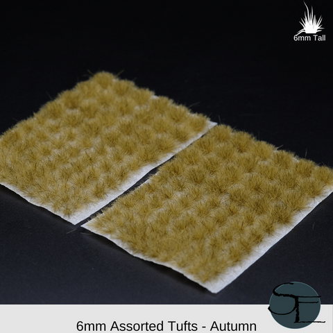 6mm Autumn Self-Adhesive Grass Tufts (Rocky Grey)