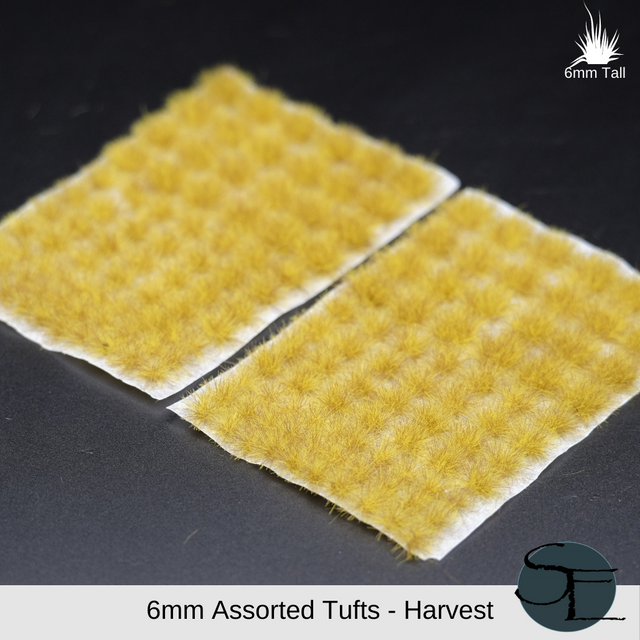 6mm Harvest Self-Adhesive Grass Tufts