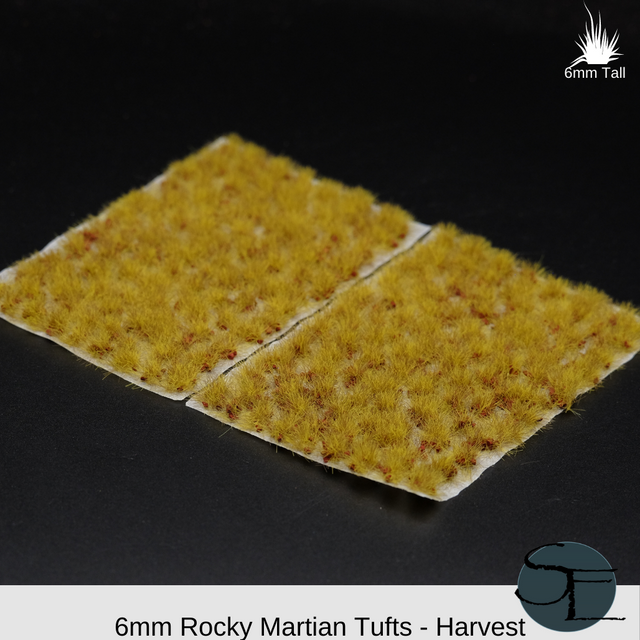 6mm Harvest Self-Adhesive Grass Tufts (Rocky Martian)