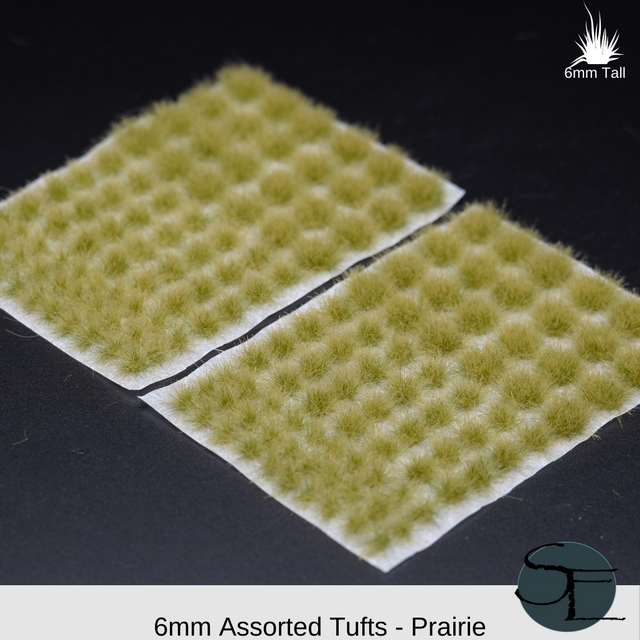 6mm Prairie Self-Adhesive Grass Tufts