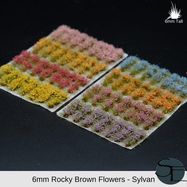 6mm Self-Adhesive Realistic Flower Sampler (Sylvan)