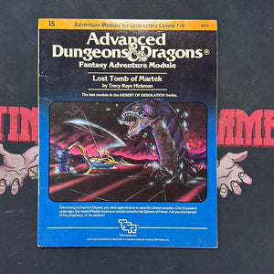 Advanced Dungeons & Dragons 1E: Lost Tomb of Martek I5 (B)