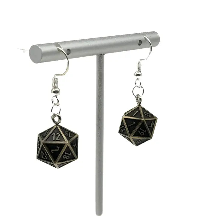 Nidhögr - Ioun Stone D20 Dice Earrings