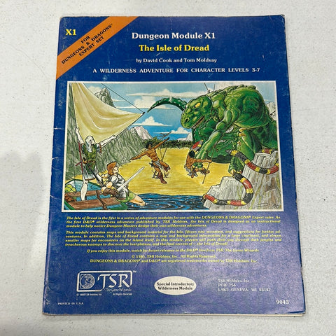 Dungeons & Dragons 1E: The Isle of Dread X1