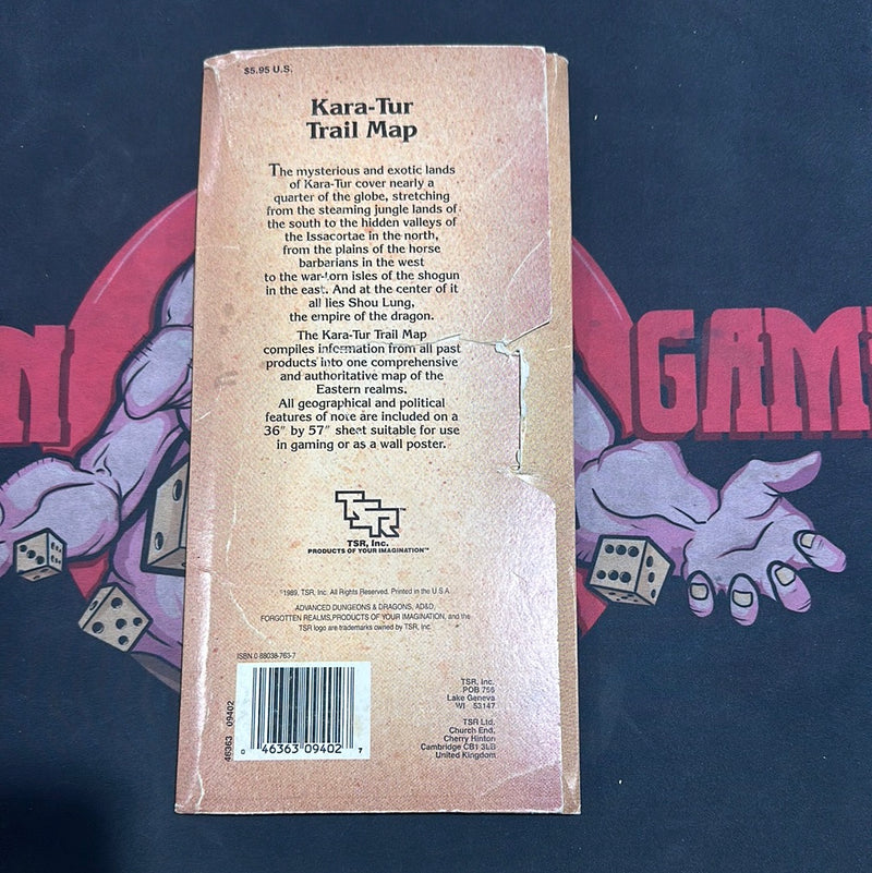 Advanced Dungeons & Dragons 2E: Kara-Tur Trail Map C